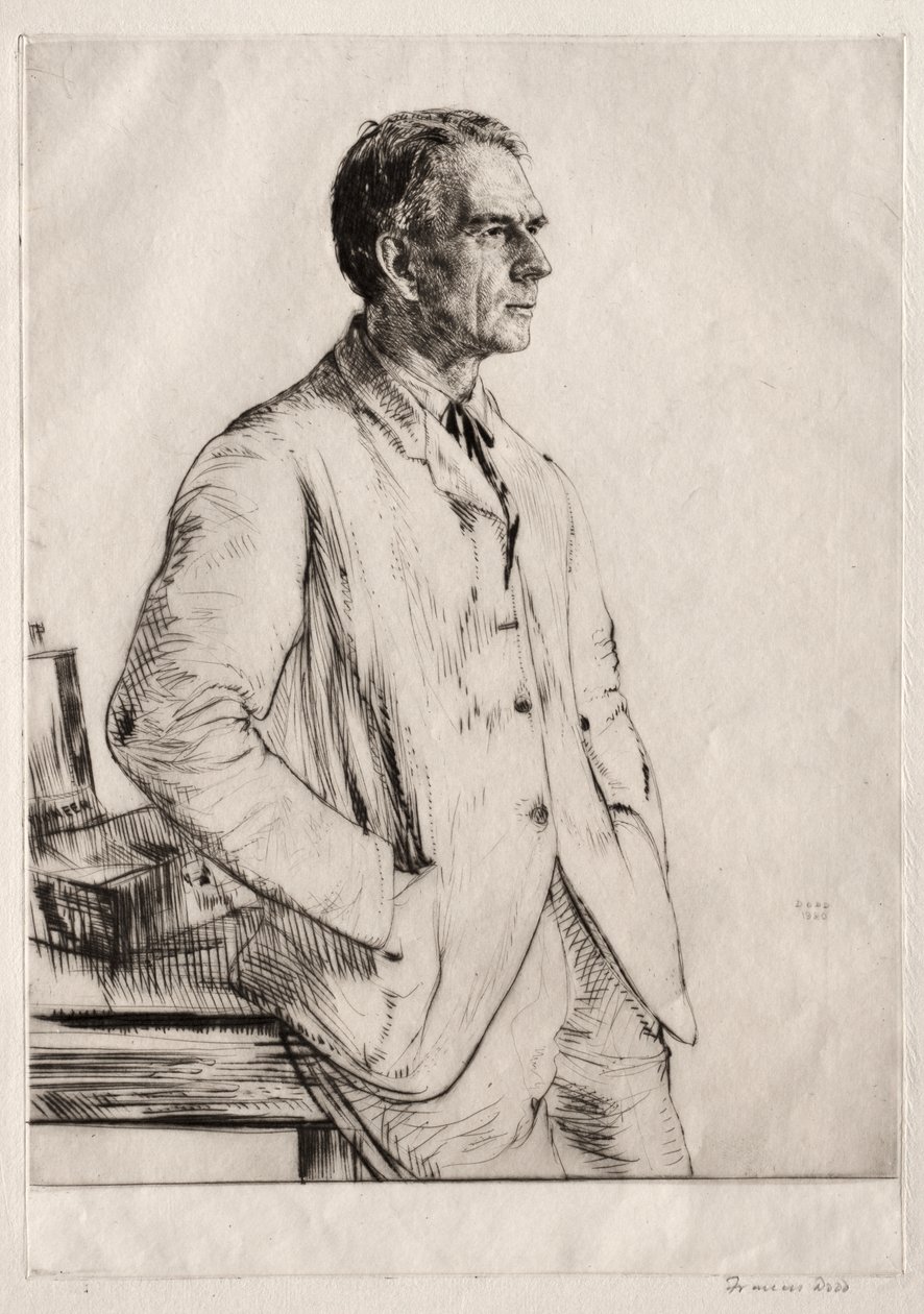 Wielebny C. H. Grinling autorstwa Francis Dodd