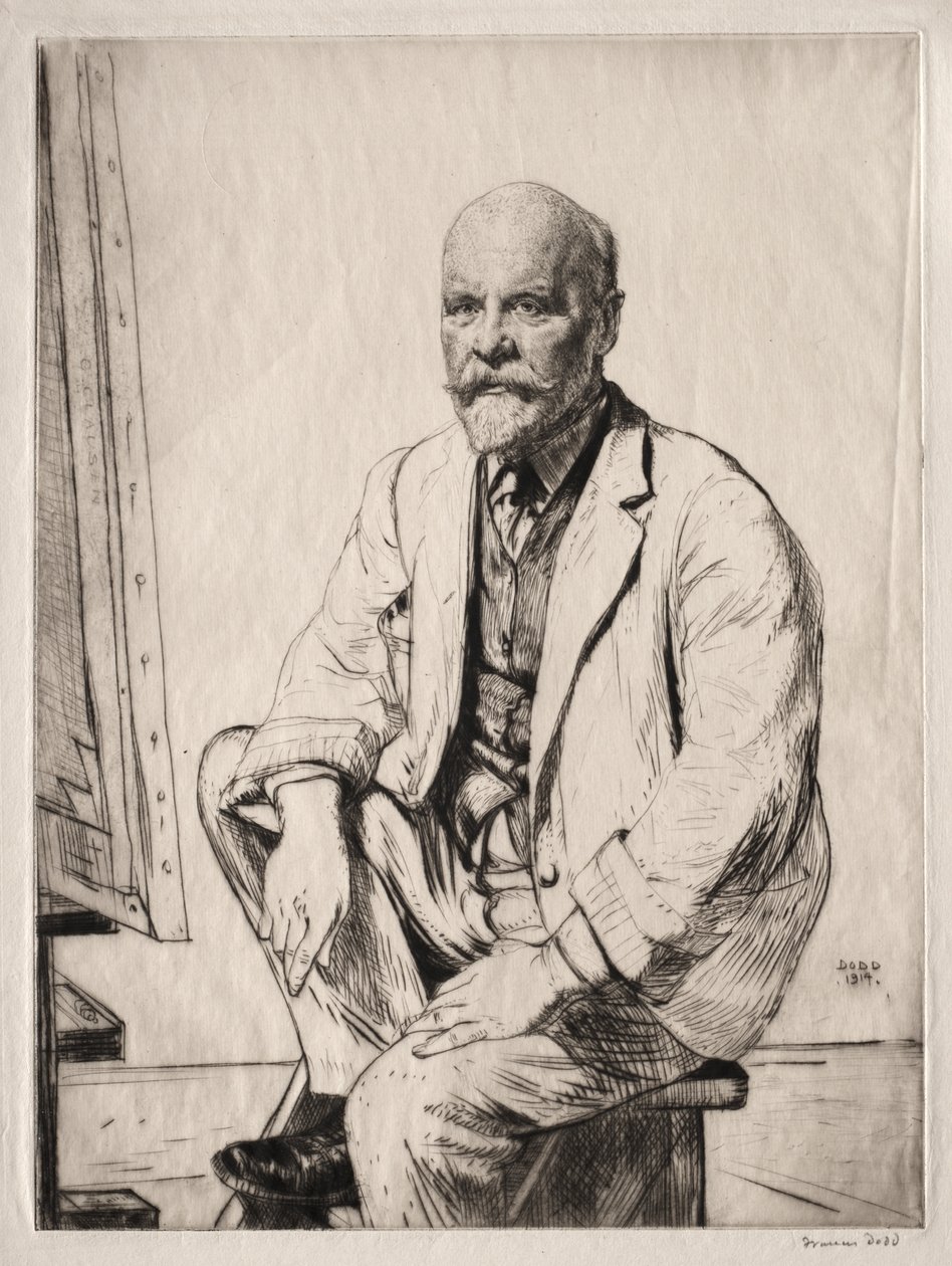 Sir George Claussen autorstwa Francis Dodd