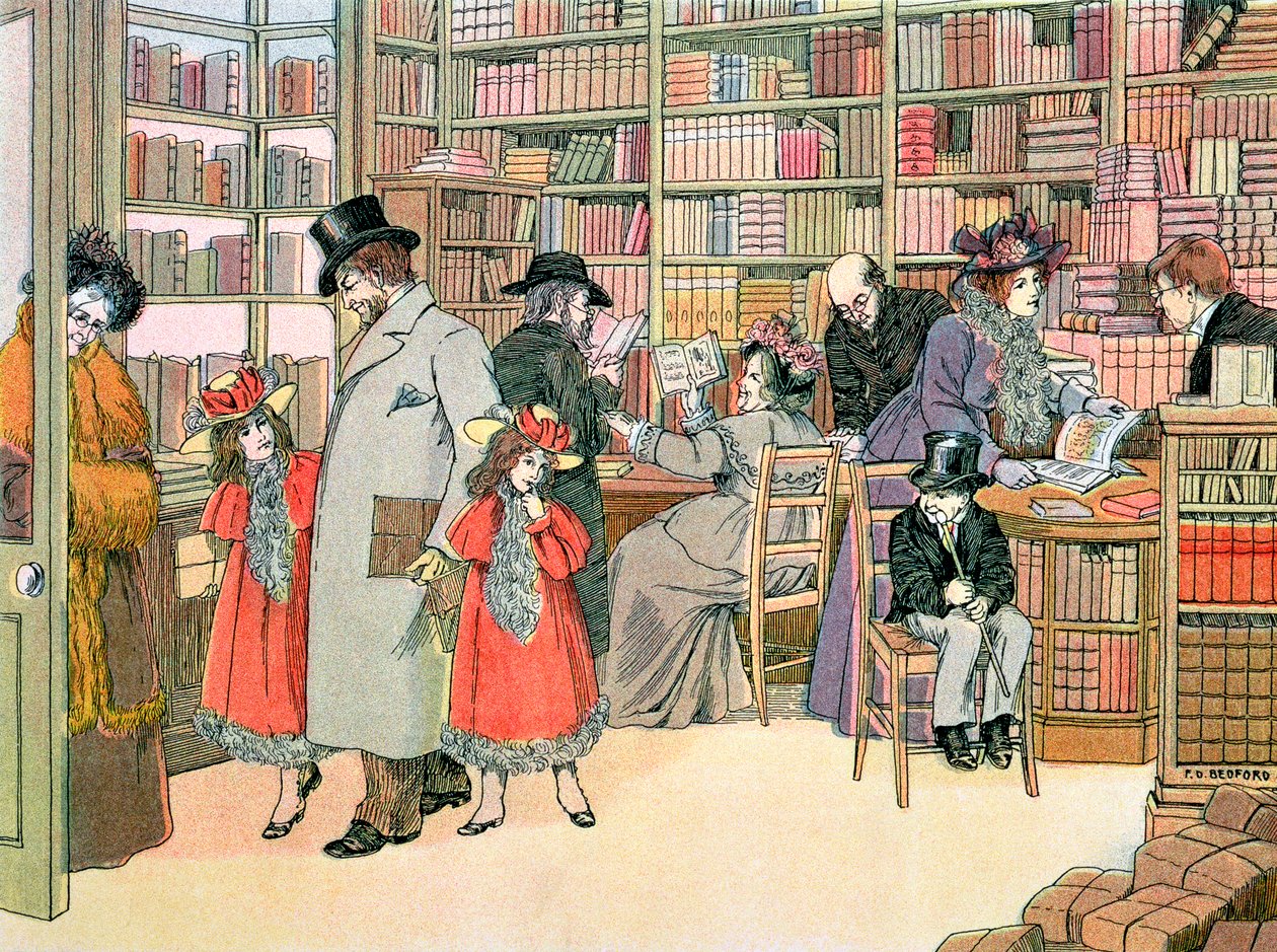 Księgarnia, 1899 autorstwa Francis Donkin Bedford