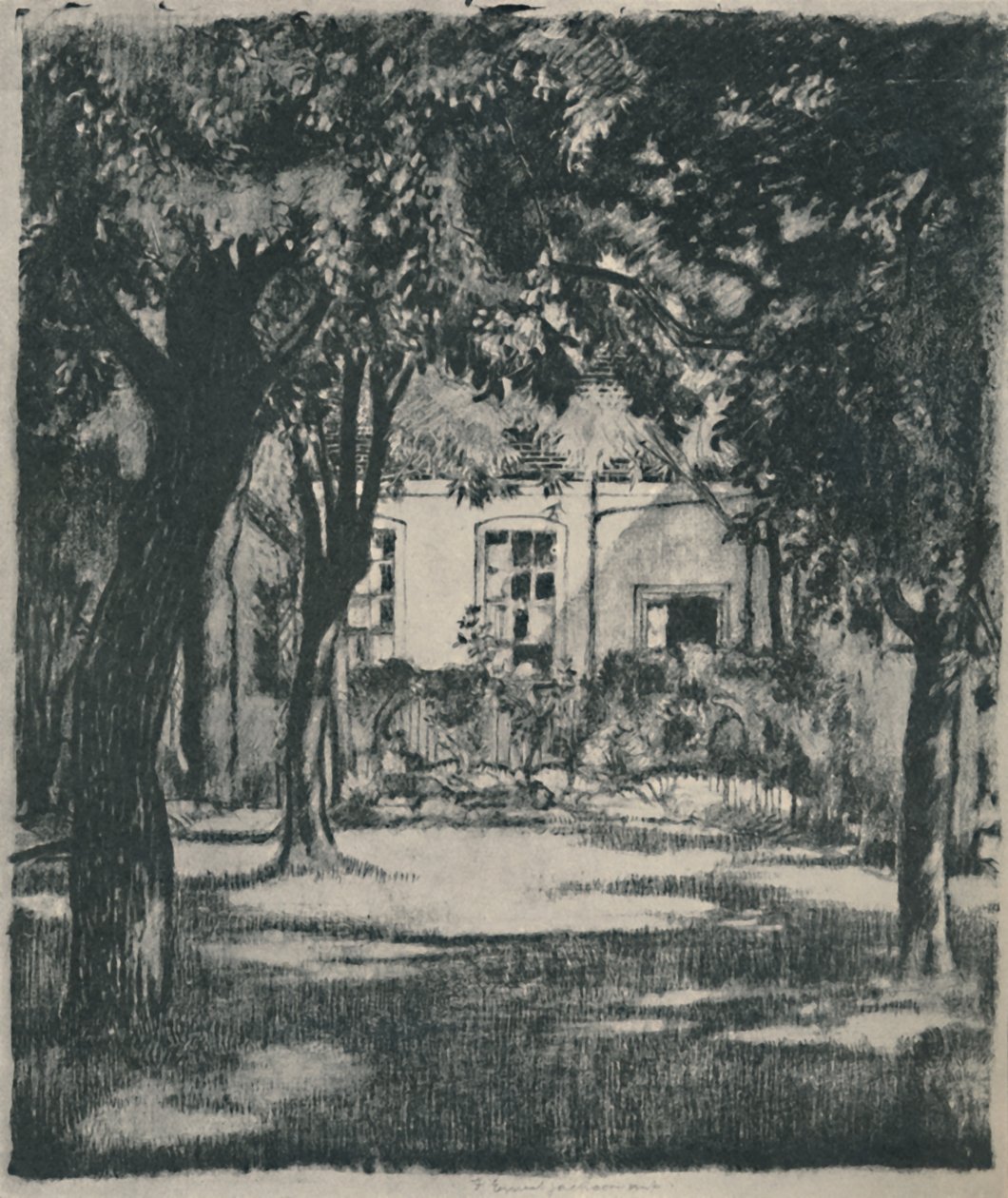 „Ogród”, 1919 autorstwa Francis Ernest Jackson