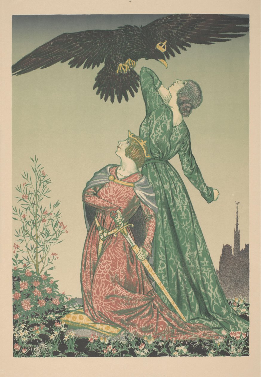 Zaatakowały dwie kobiety i orzeł w koronie United Defense Against Aggression (tytuł oryginalny) Wielka Wojna: Brytyjskie wysiłki i ideały (tytuł serii) The Great War: Britain