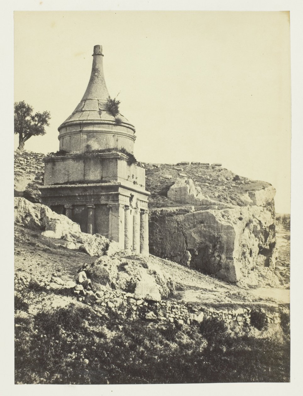 Grób Absaloma, Jerozolima autorstwa Francis Frith