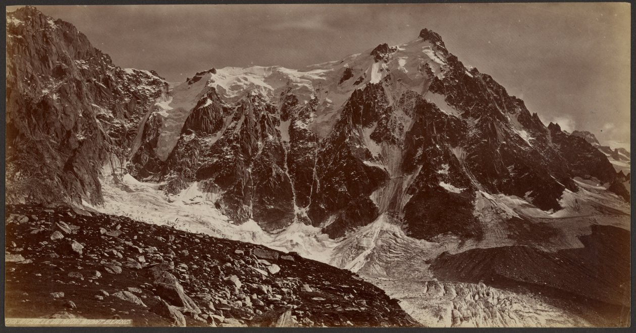 Aiguille du Midi: Mount Blanc autorstwa Francis Frith