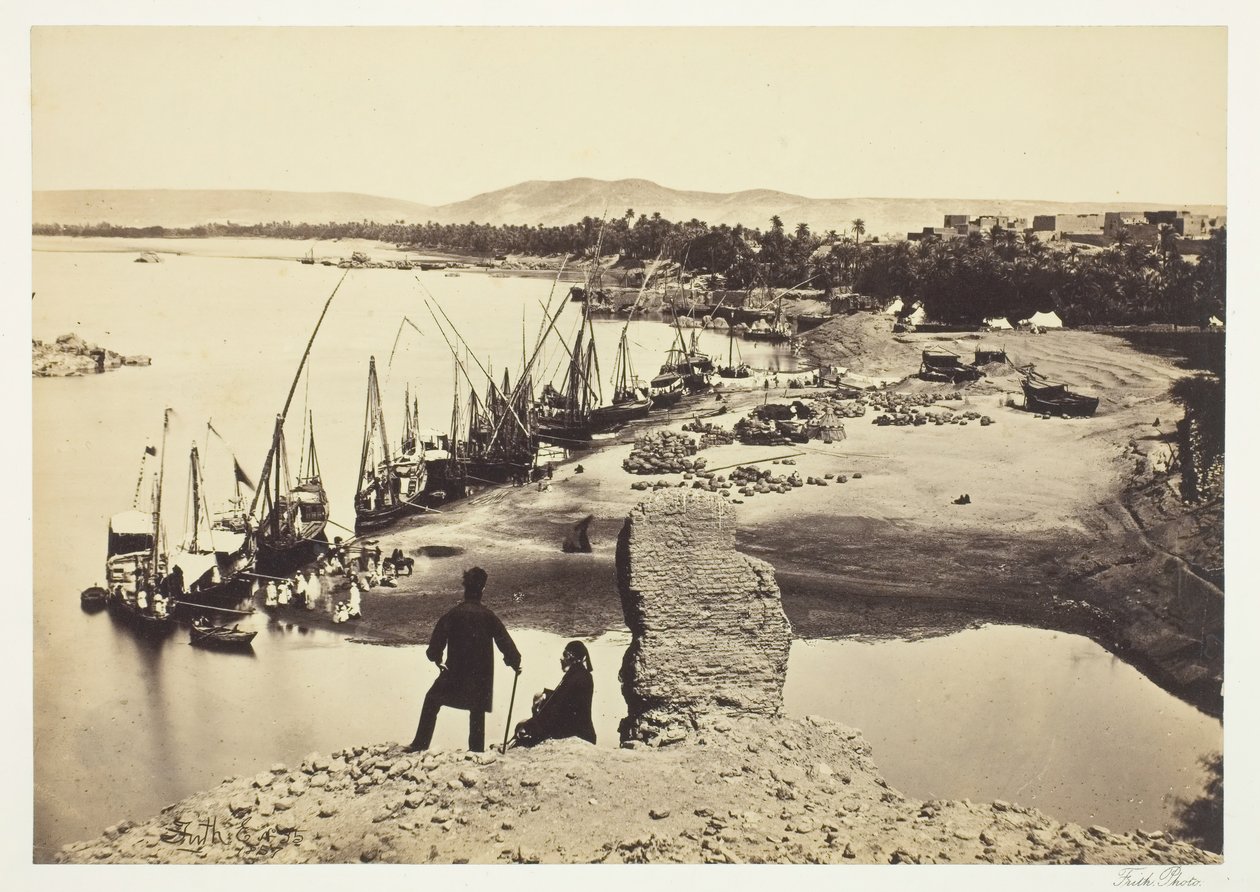 Assouan, 1857, druk 1862. autorstwa Francis Frith