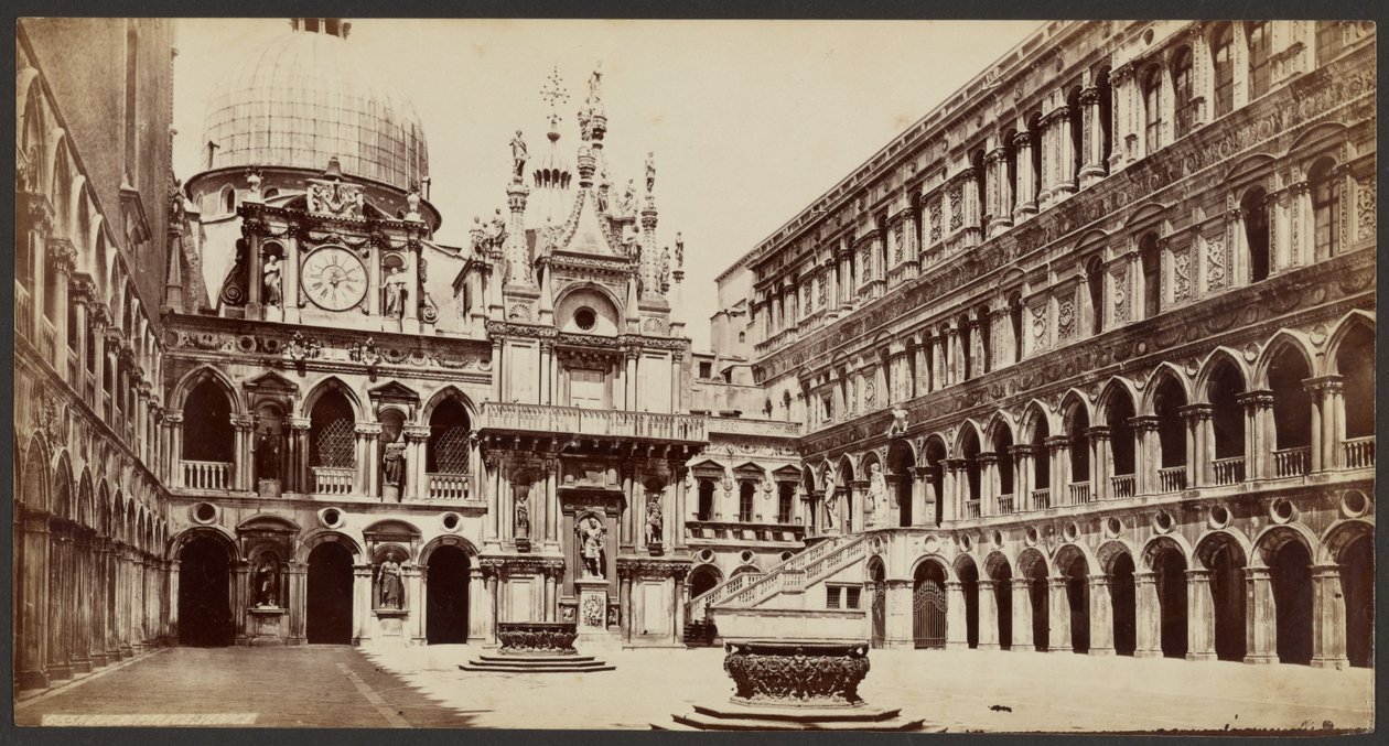 Pałac Dożów, Wenecja autorstwa Francis Frith