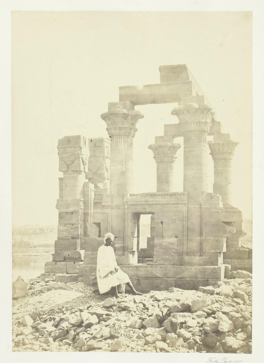 Wczesny poranek w Wady Kardassy, Nubia, 1857. autorstwa Francis Frith