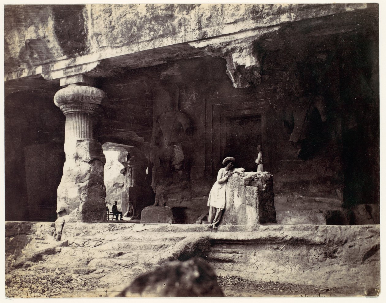 Elephanta z Jaskini Wodnej, zatoka Coombe Martin, Watermouth autorstwa Francis Frith