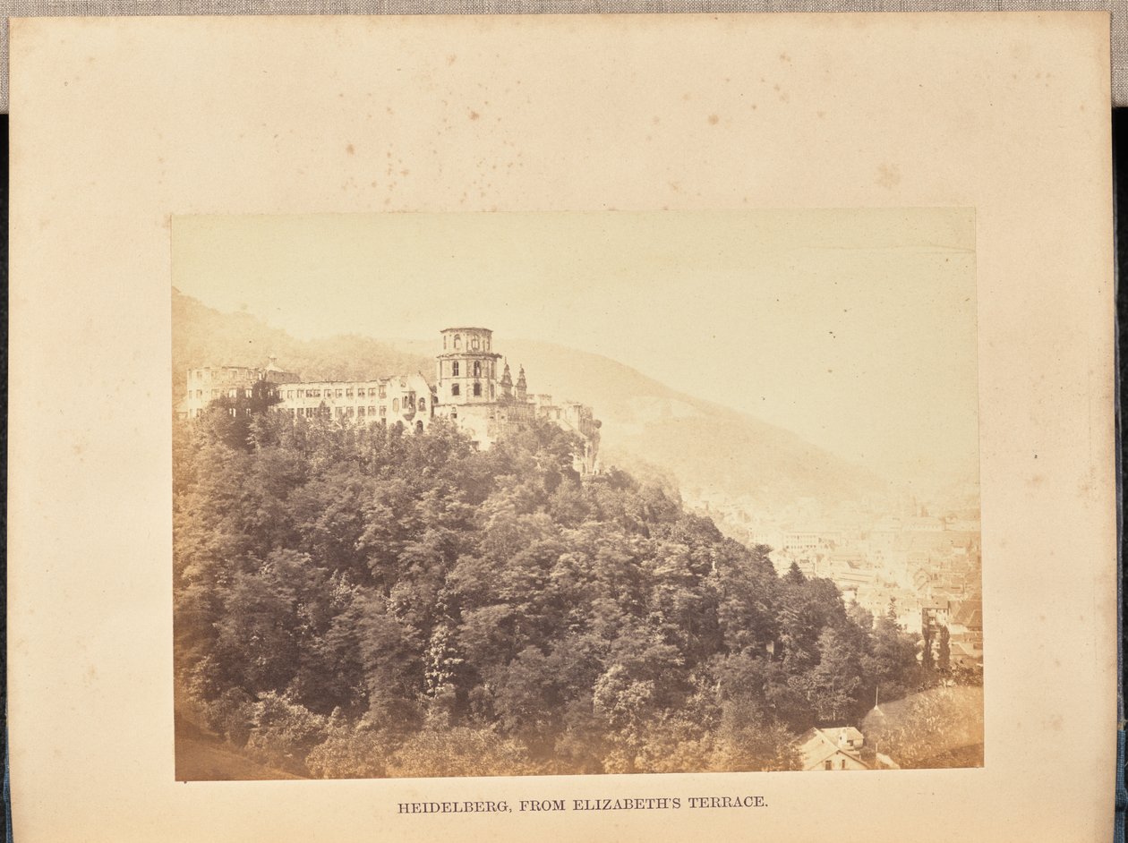 Heidelberg z tarasu Elżbiety autorstwa Francis Frith