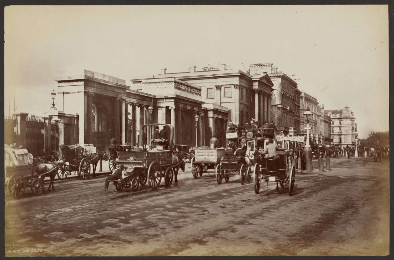 Hyde Park Corner autorstwa Francis Frith