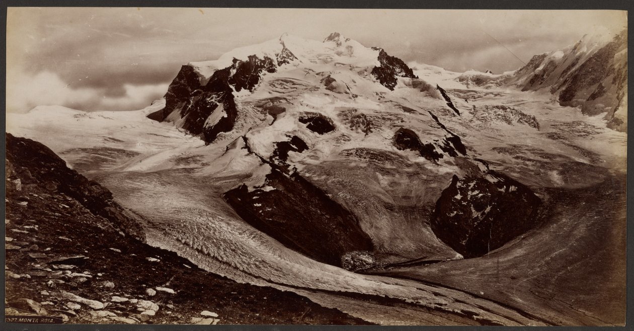 Monte Rosa autorstwa Francis Frith