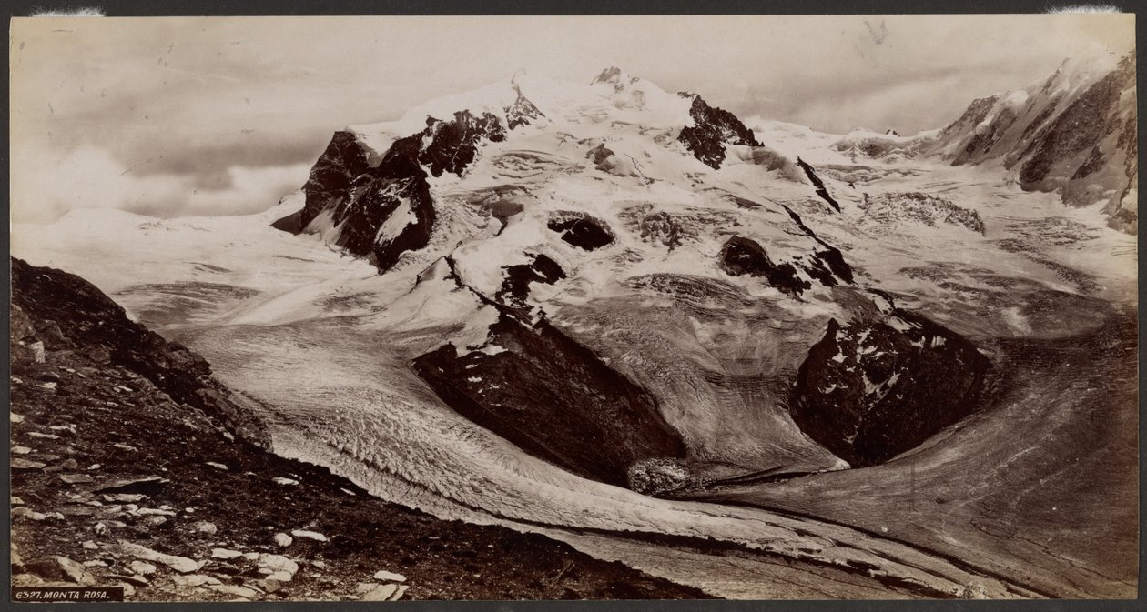 Monte Rosa autorstwa Francis Frith