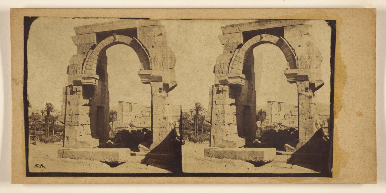 [Römischer Bogen auf der Insel Biggs.] autorstwa Francis Frith