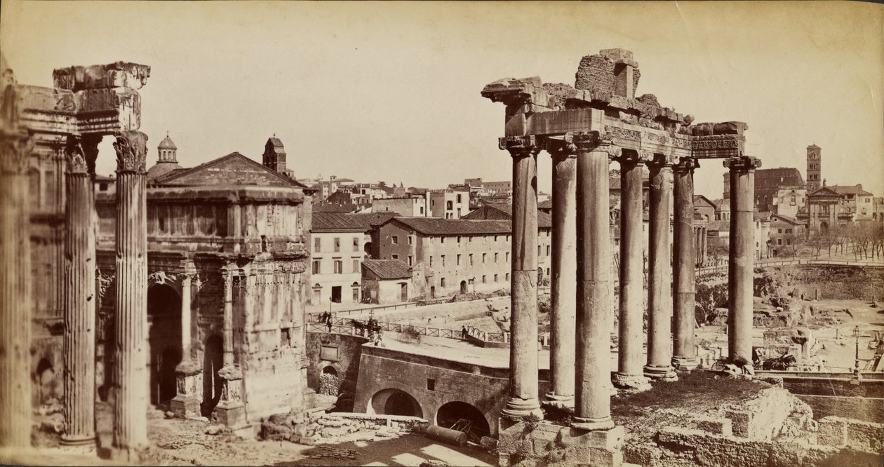 Rzym, Forum autorstwa Francis Frith