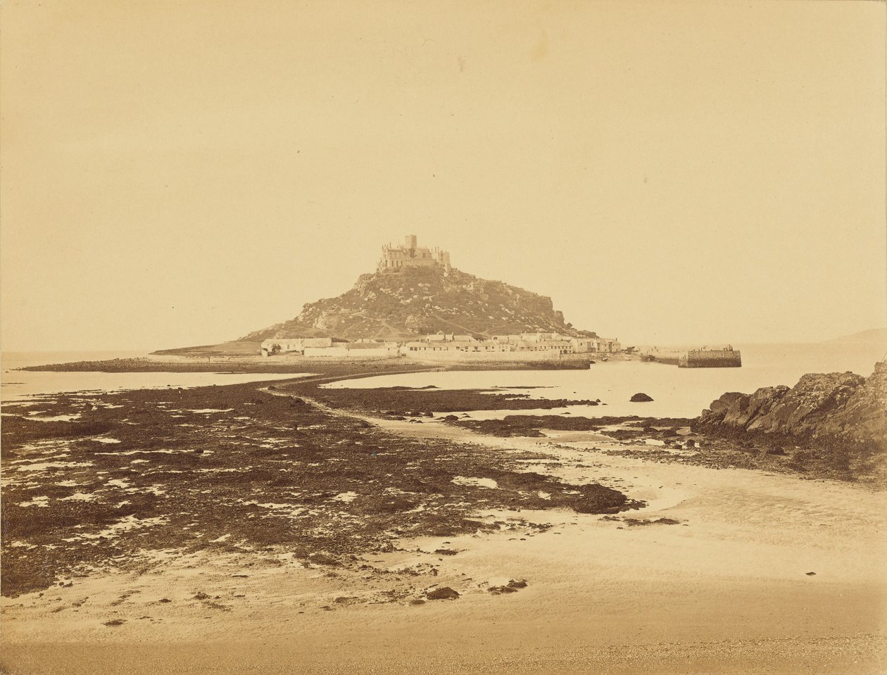 Góra św. Michała w Penzance autorstwa Francis Frith