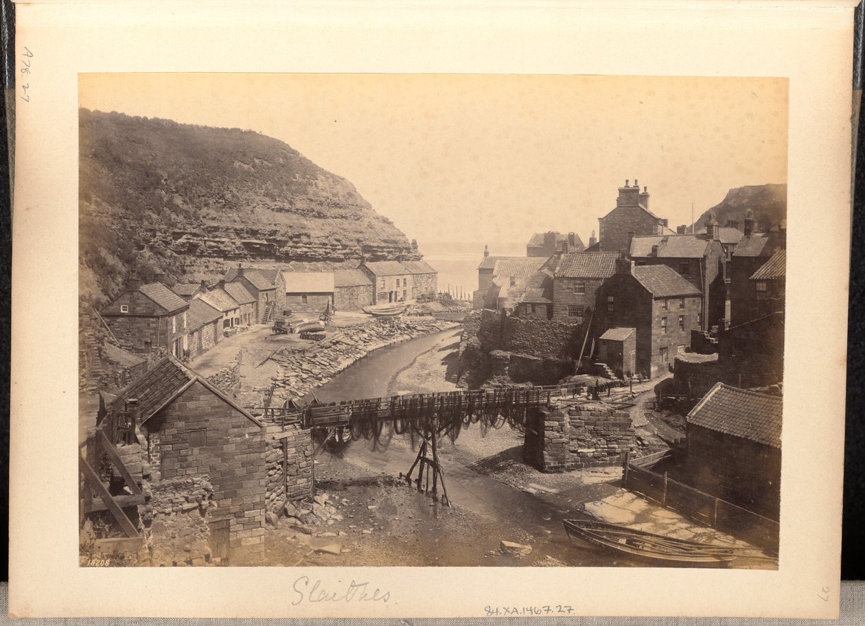 Staithes autorstwa Francis Frith