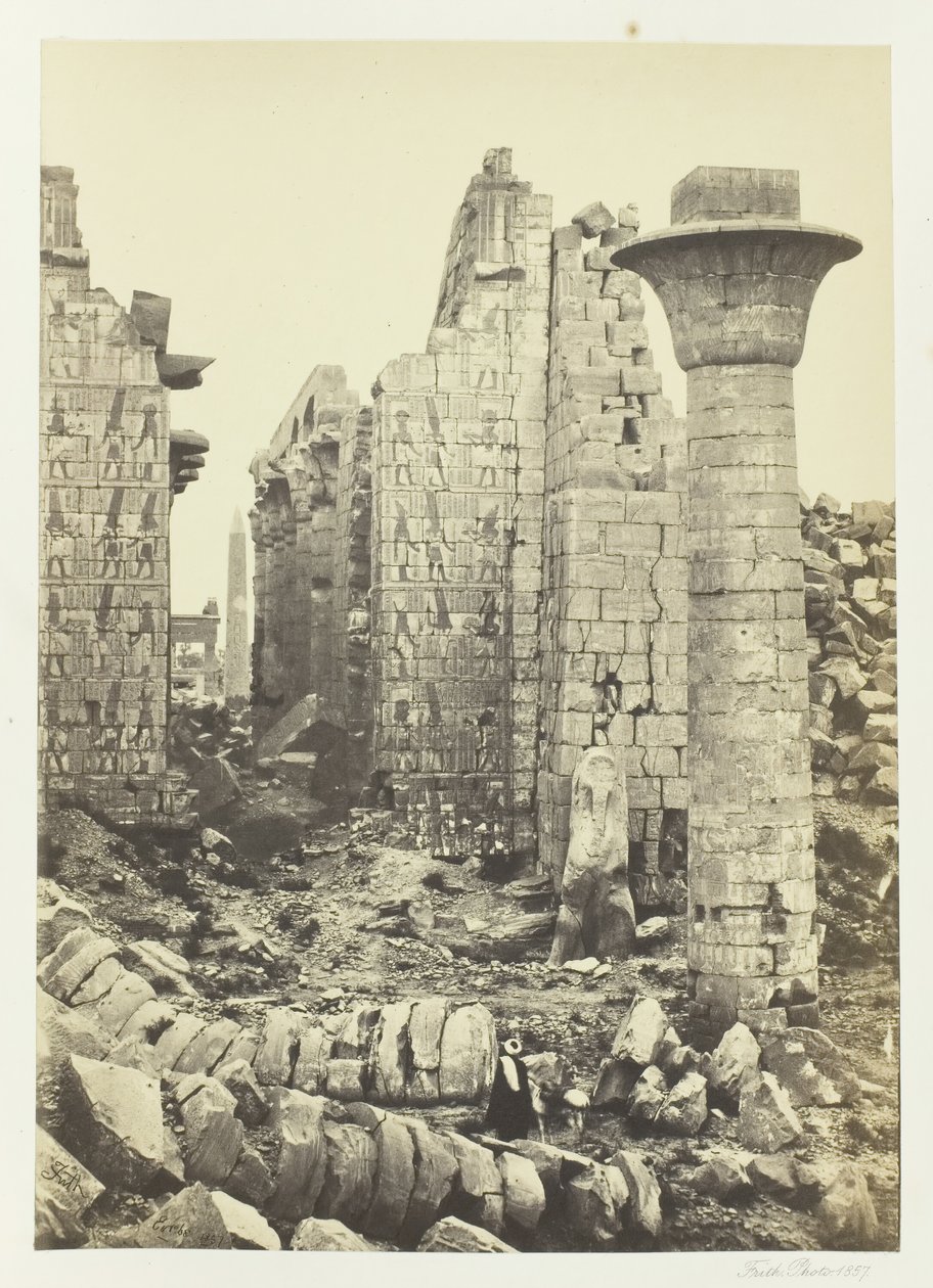 Sąd Sziszak, 1857. autorstwa Francis Frith