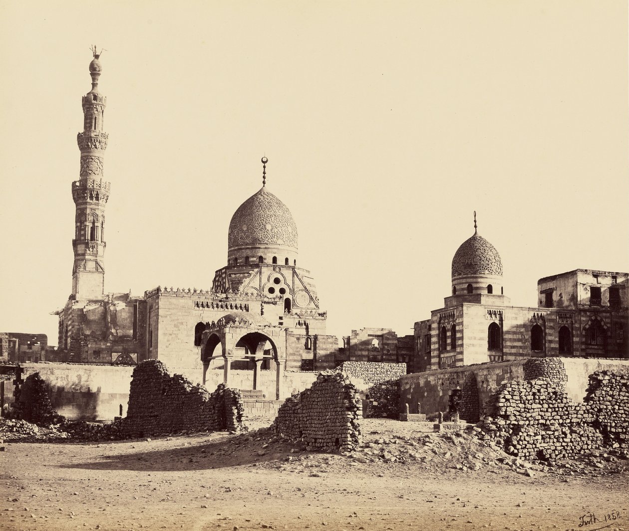 Meczet Kaitbeya autorstwa Francis Frith