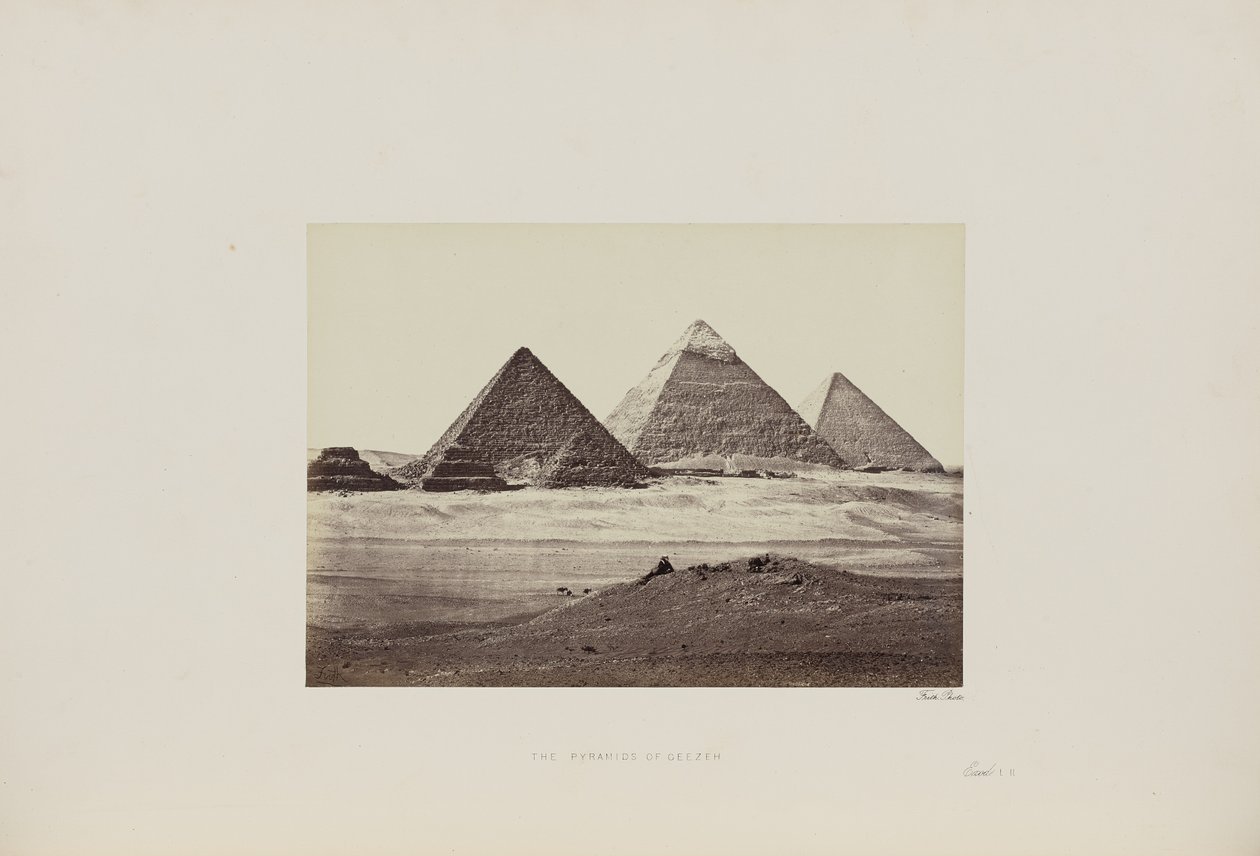 Piramidy w Gizie autorstwa Francis Frith