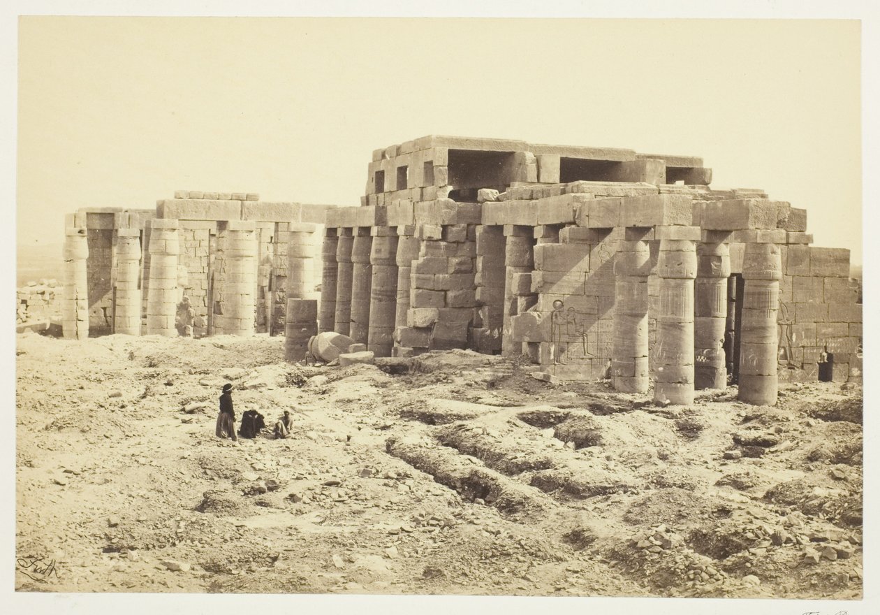 Ramezeum autorstwa Francis Frith
