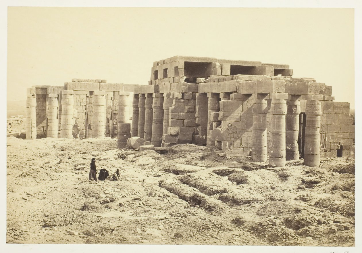 Ramezeum, 185862. autorstwa Francis Frith