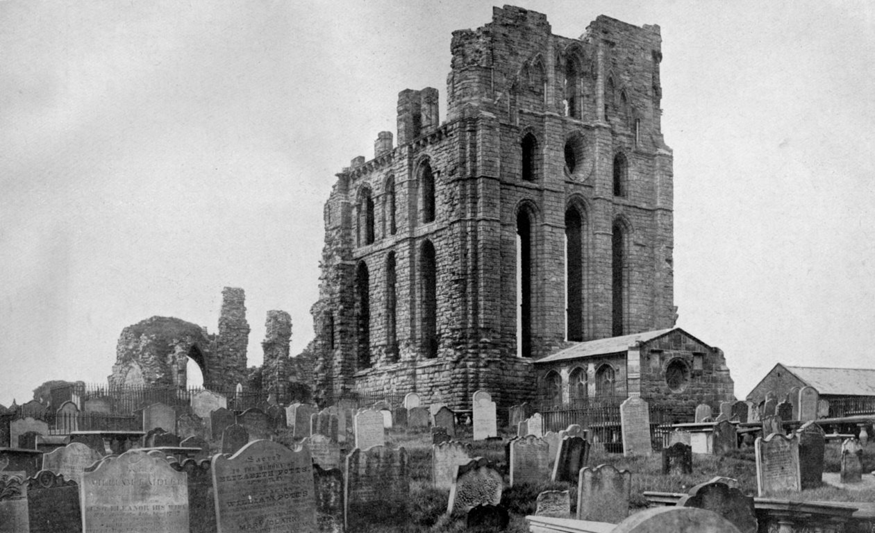Tynemouth Priory, Northumberland, 1924-1926 autorstwa Frith and Co