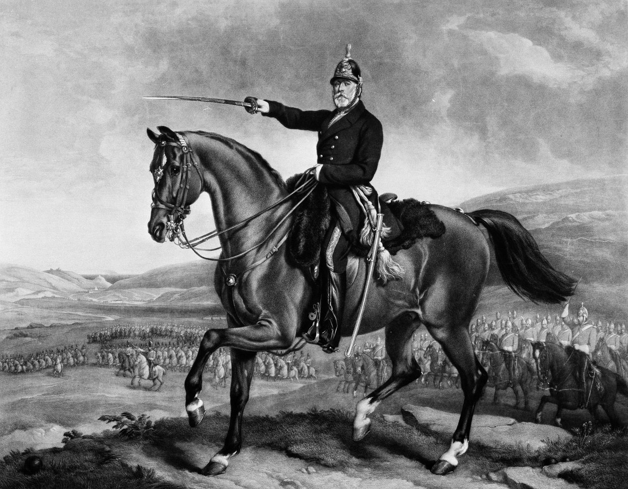 Generał major James Scarlett, 1855 autorstwa Francis Grant