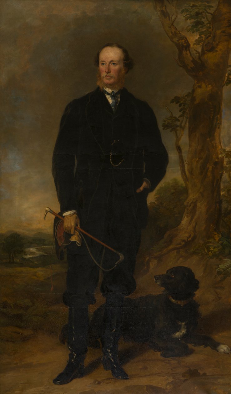Portret Orlando George Charles, 3. hrabia Bradford (1819-1898), ok. 1839-78 (olej na płótnie) autorstwa Francis Grant
