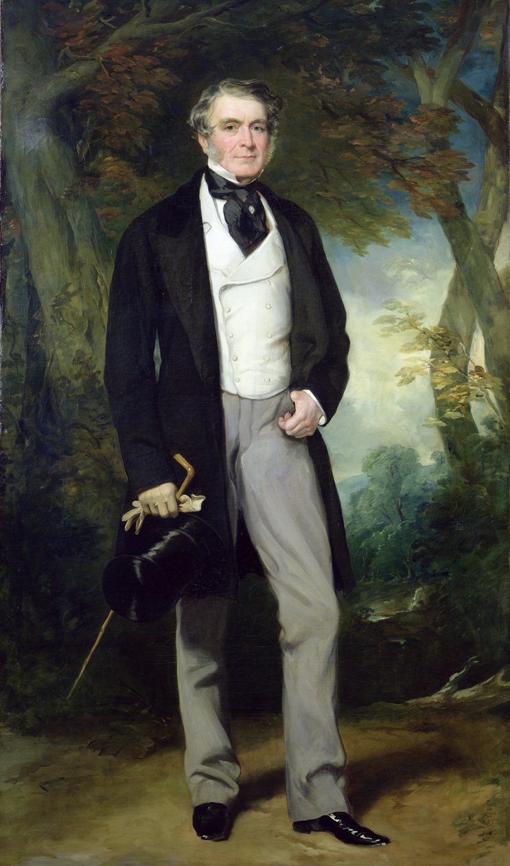 Portret Williama Becketta (olej na płótnie) autorstwa Francis Grant
