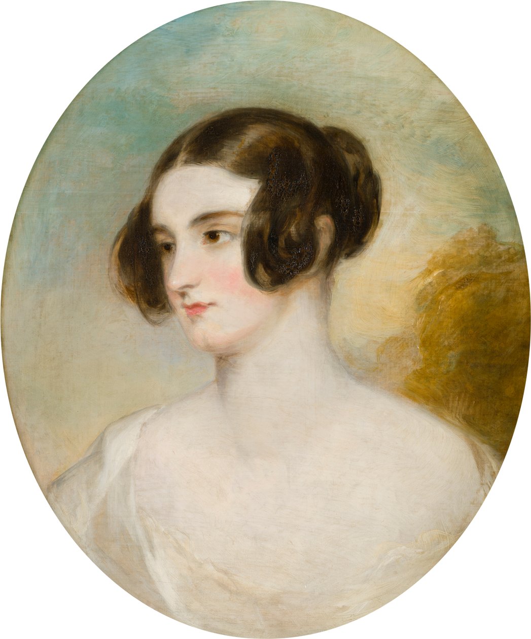 Portret Hon. Henrietta Maria Forester, Lady Albert Conyngham (1809-1833), ok. 1829-33 (olej na płótnie) autorstwa Francis Grant