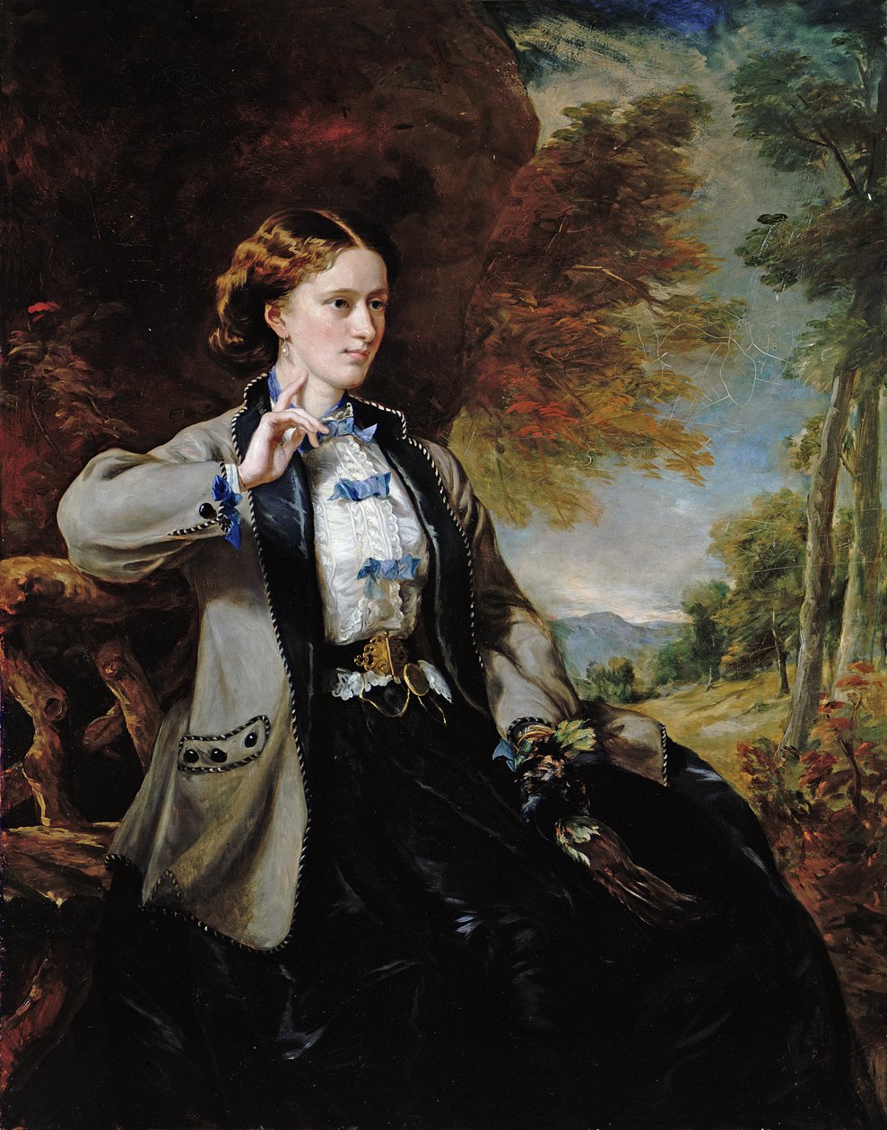 Portret Hon. Pani Meynell-Ingram (olej na płótnie) autorstwa Francis Grant