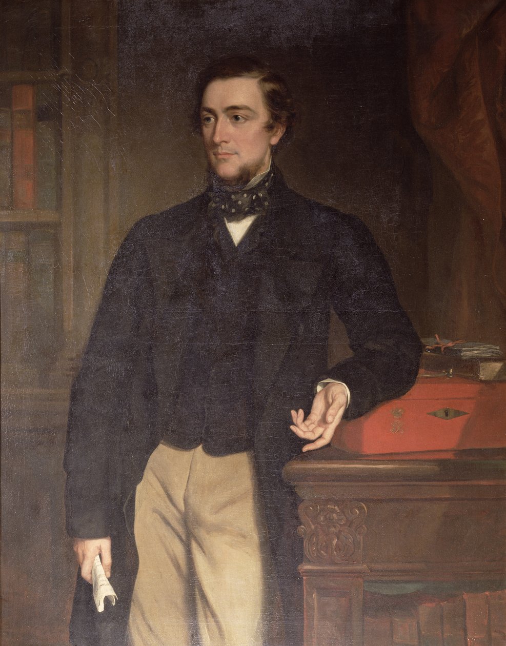 Sidney, Lord Herbert z Lea, 11. hrabia Pembroke (1810-61) autorstwa Francis Grant