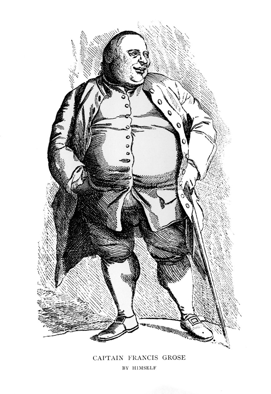 Kapitan Francis Grose w pojedynkę, XVIII wiek. autorstwa Francis Grose