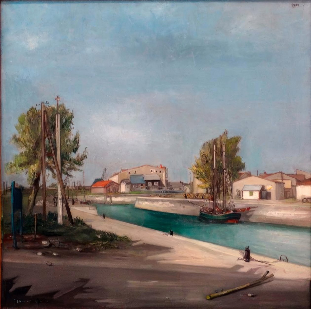 Krajobraz Ile de Ré autorstwa Francis Gruber
