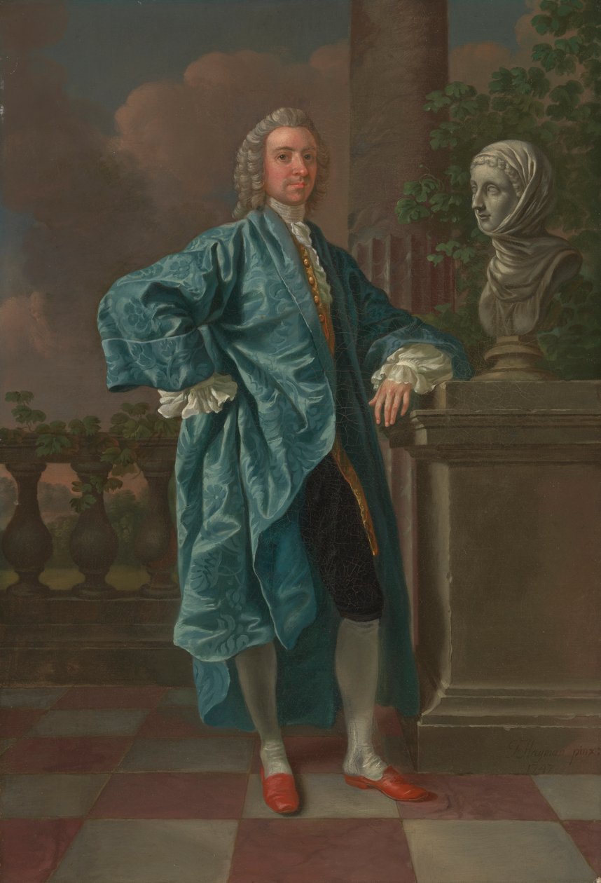 dr Charles Chauncey, lekarz medycyny autorstwa Francis Hayman