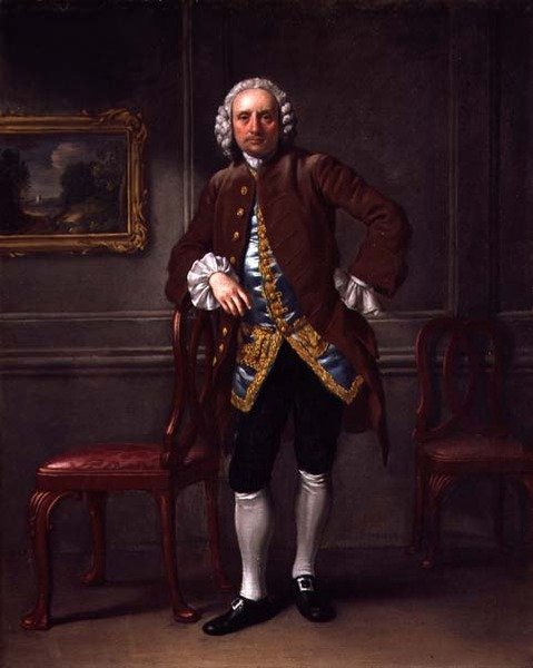 George Dance the Elder (1695-1768) ok. 1750 (olej na płótnie) autorstwa Francis Hayman