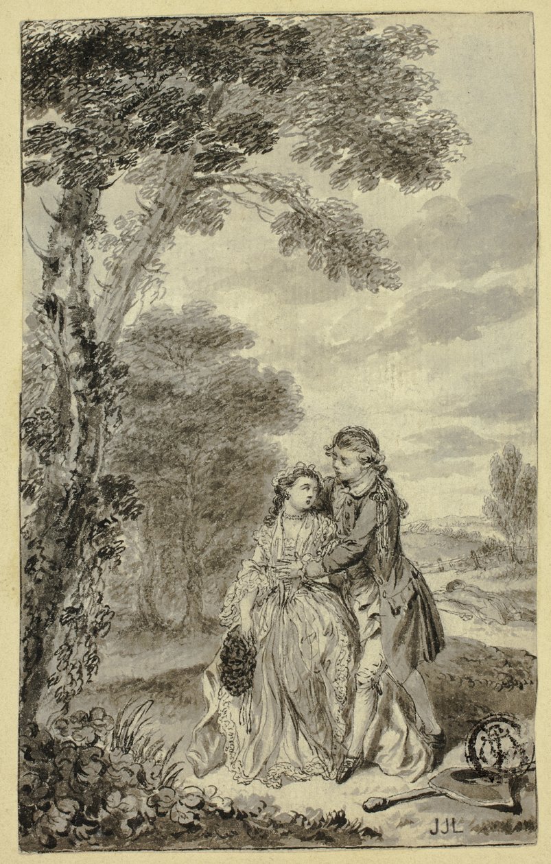 Ilustracja do Rodericka Randoma — Tobias Smollett autorstwa Francis Hayman