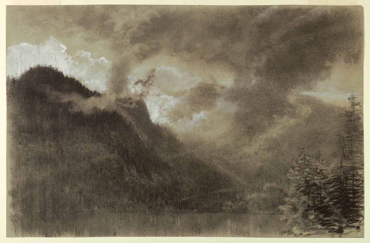 Jezioro Echo, New Hampshire autorstwa Francis Hopkinson Smith
