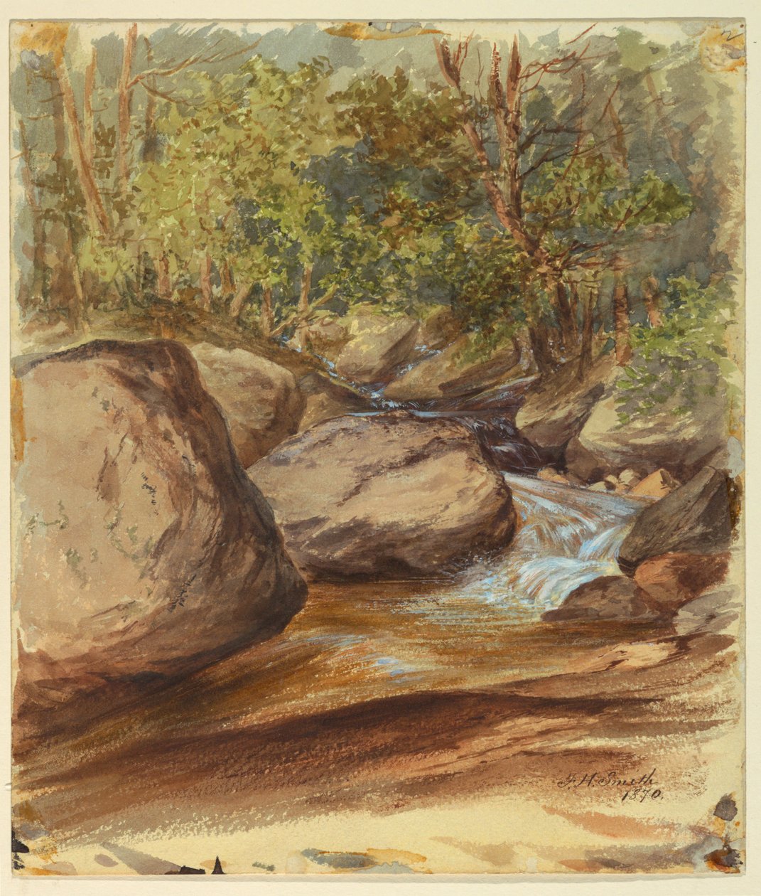 Badanie strumienia autorstwa Francis Hopkinson Smith