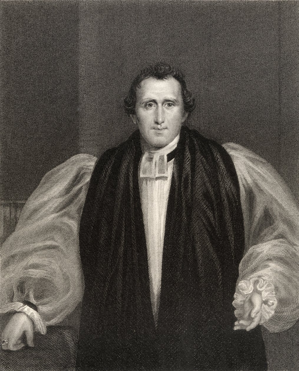 Wielebny Daniel Wilson, grawerowany przez J. Cochrana, z „Narodowej Galerii Portretów, tom V”, wydana ok. 1835 r. autorstwa Francis Howard