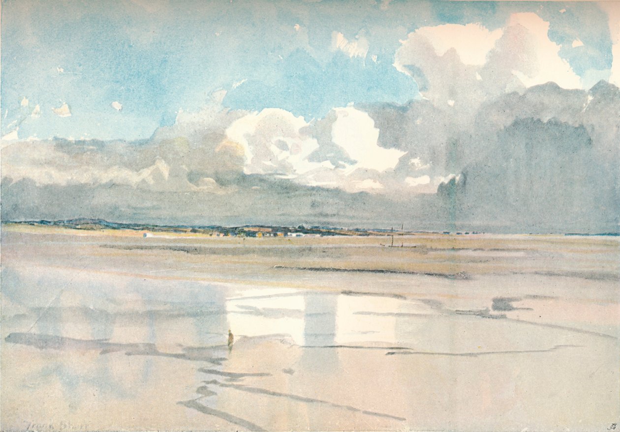 Ujście rzeki Dee, c1877-1906, 1906 autorstwa Francis Job Short