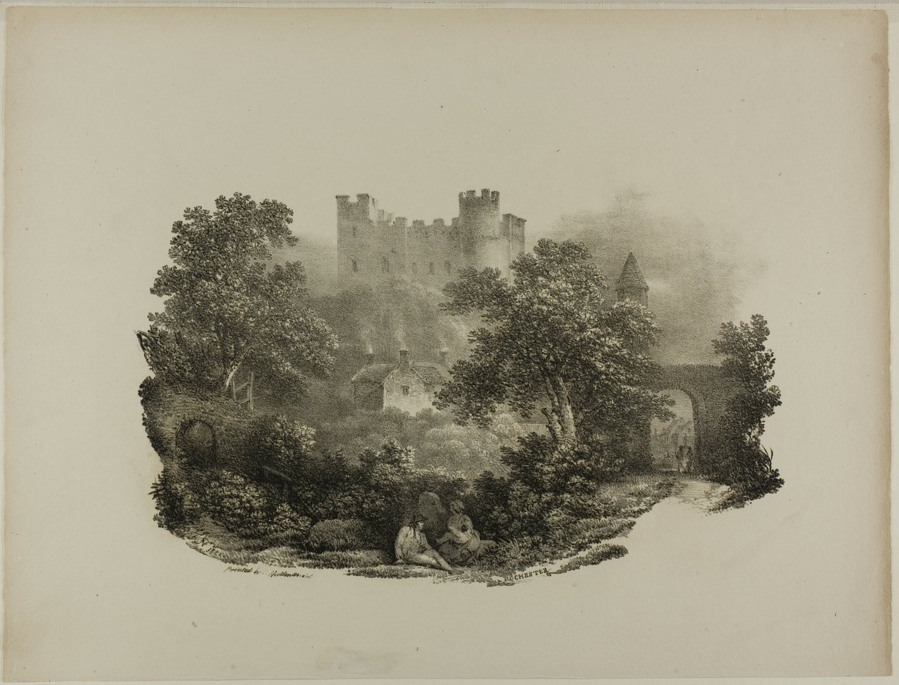 Chester, 1821 autorstwa Francis Nicholson