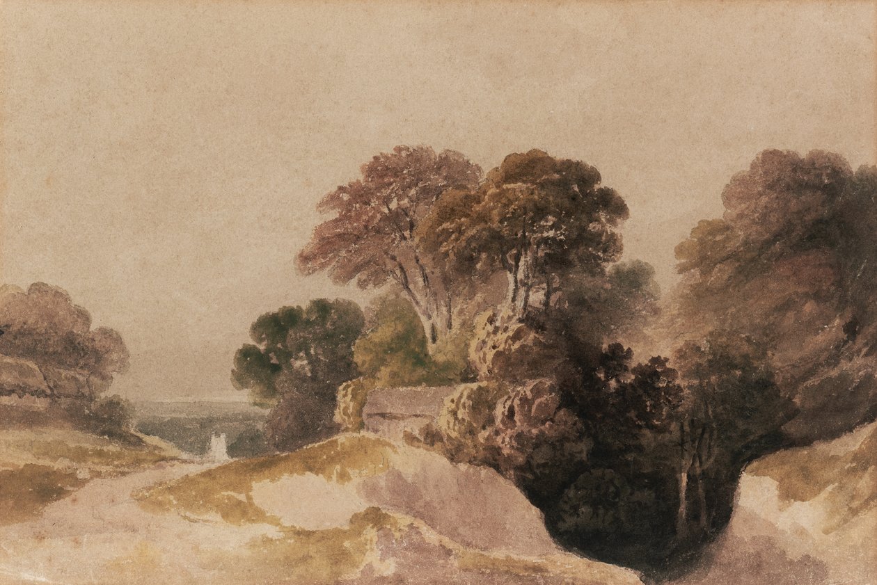 Scena duszpasterska autorstwa Francis Nicholson
