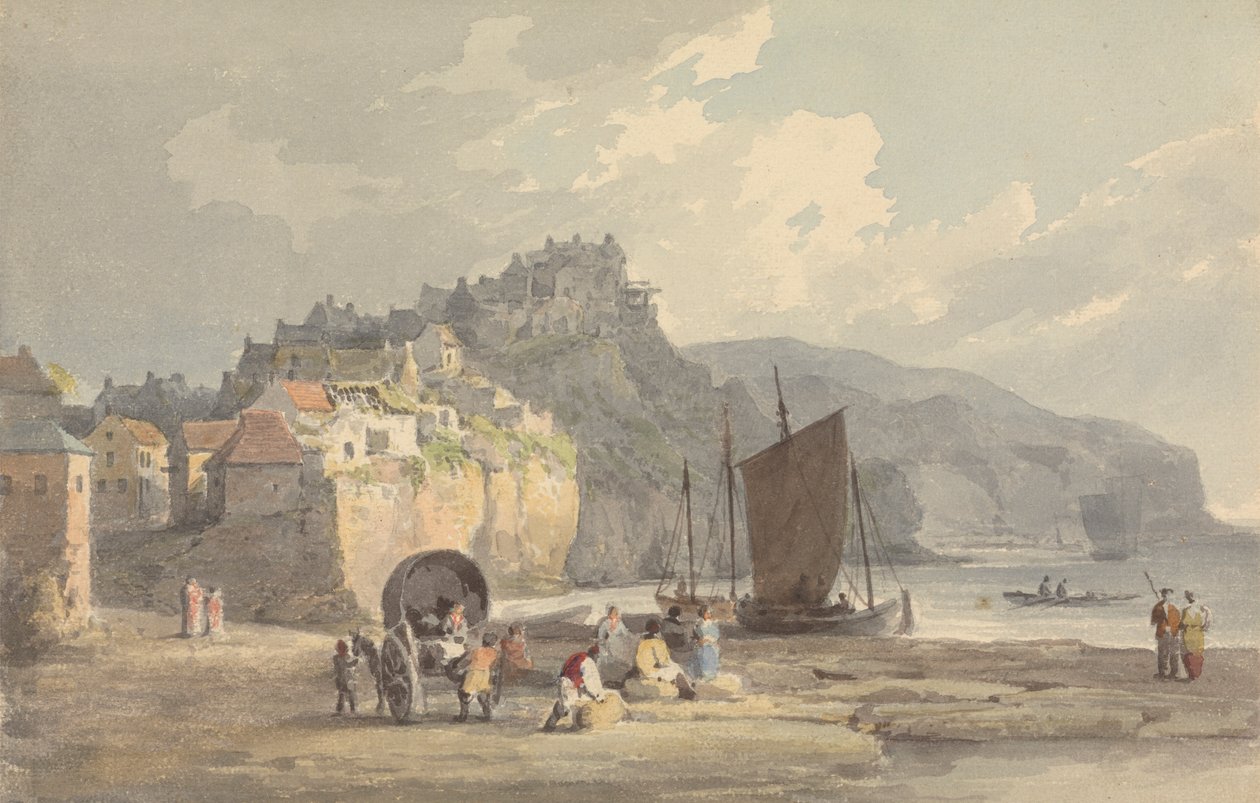 Zatoka Robin Hooda, Yorkshire autorstwa Francis Nicholson