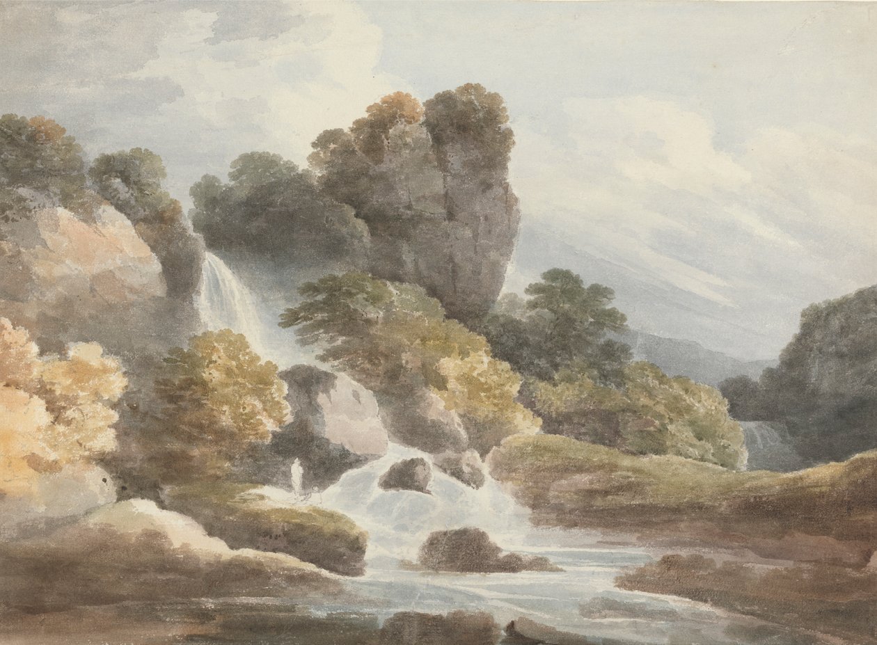 Wodospad autorstwa Francis Nicholson