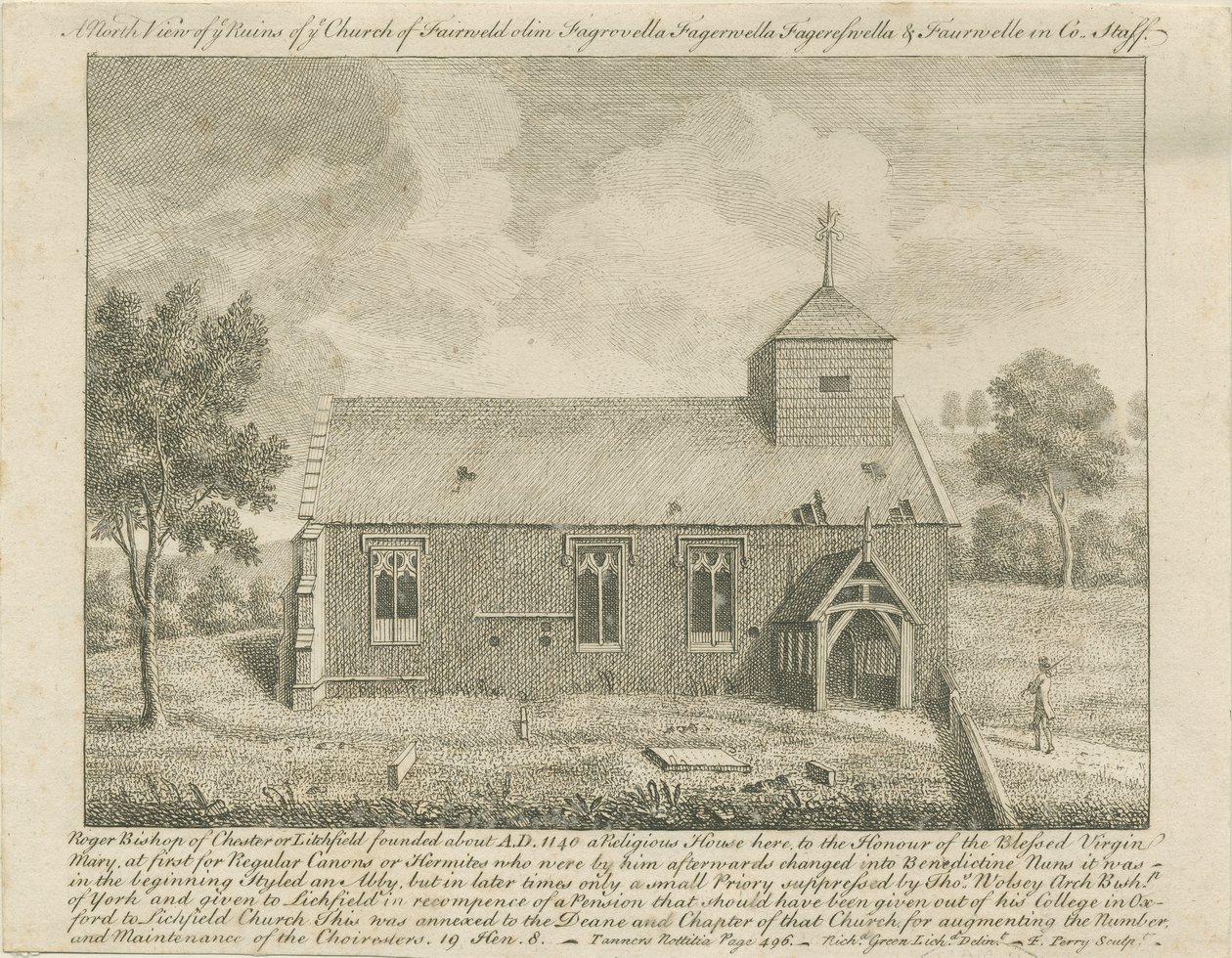 Farewell Church: akwaforta, bd [1740] (druk) autorstwa Francis Perry