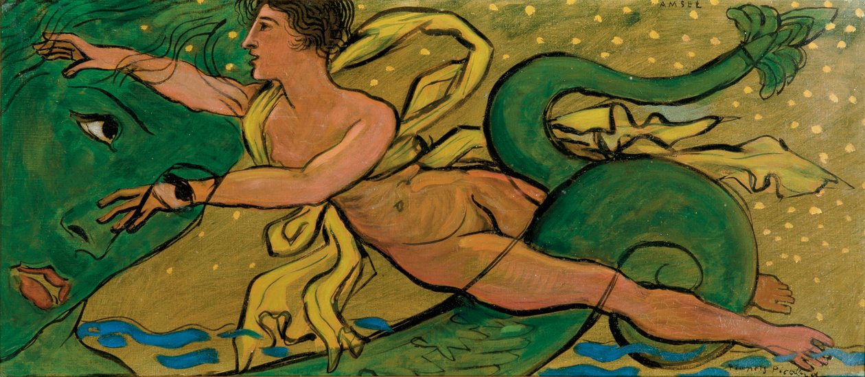 Amsel, ok. 1929-1930 (olej na płótnie) autorstwa Francis Picabia