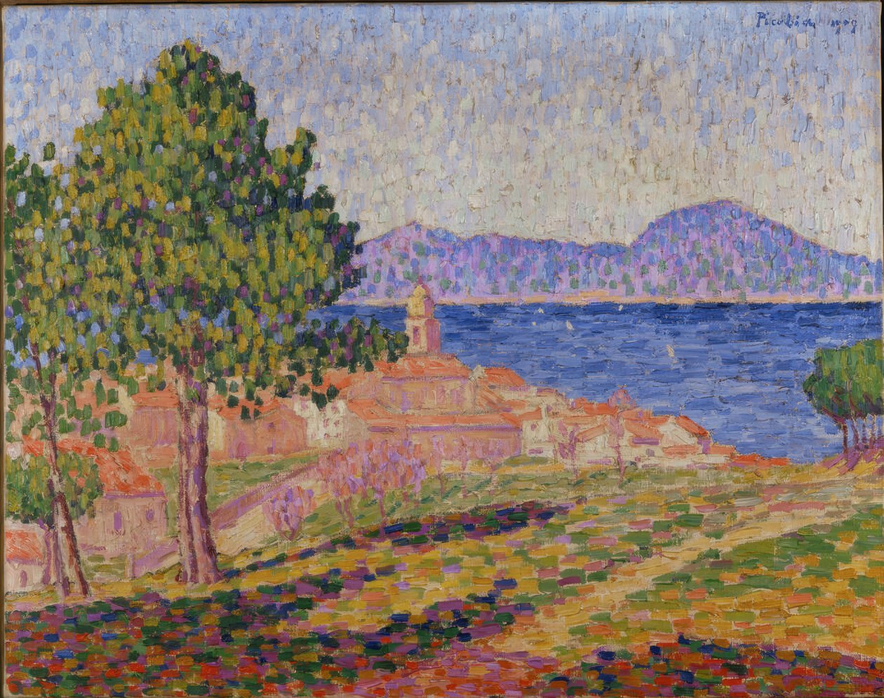 Widok na Saint-Tropez z Zita- delle autorstwa Francis Picabia