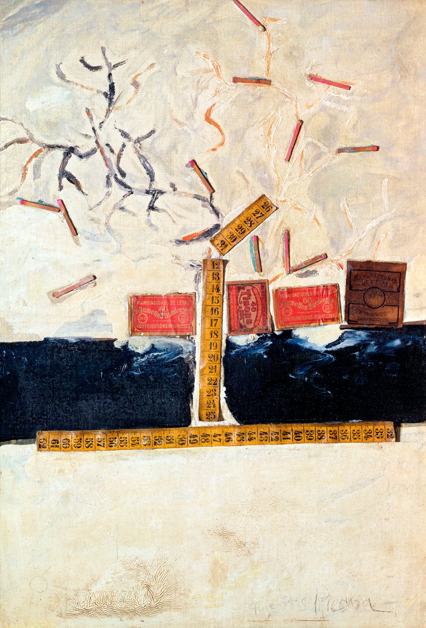 Centymetry, ok. 1924-25 autorstwa Francis Picabia