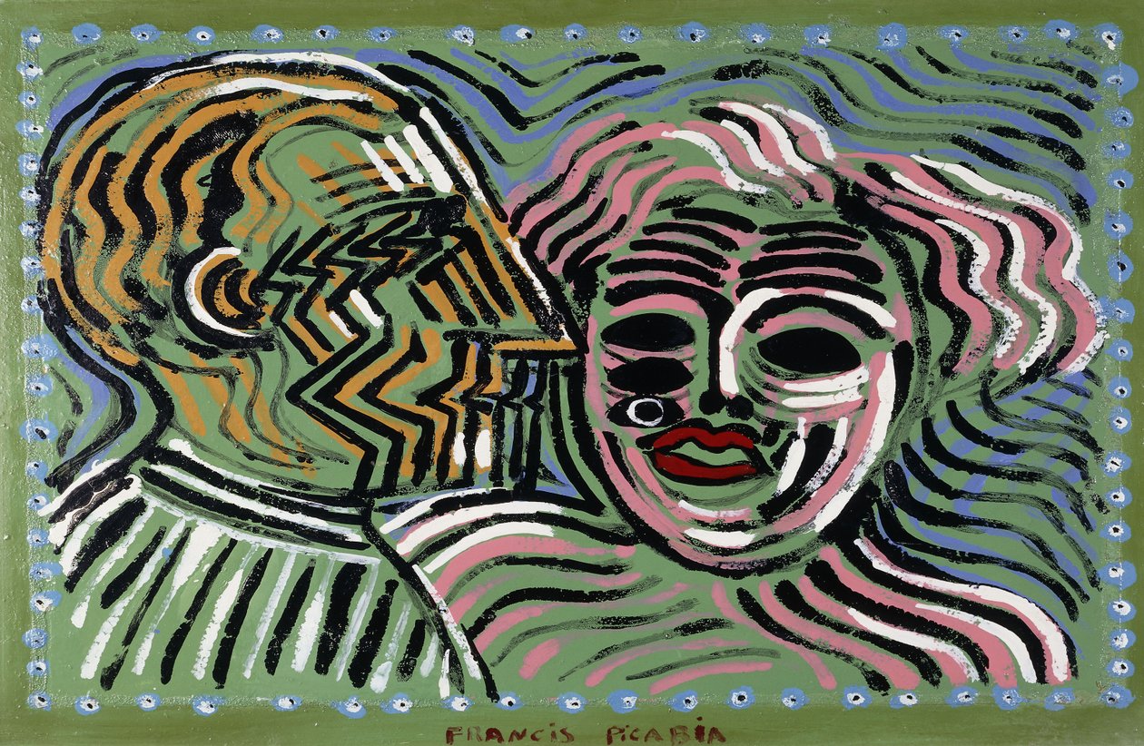 Para na profilu Marcela Duchampa autorstwa Francis Picabia