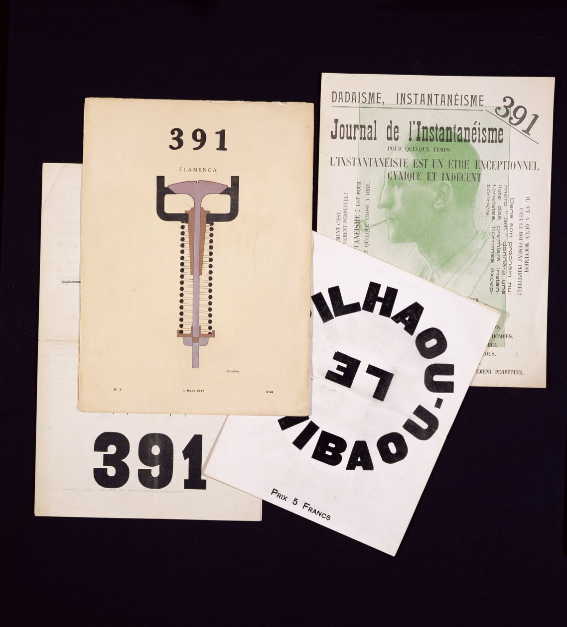 Dadaistyczny montaż (kolaż) autorstwa Francis Picabia